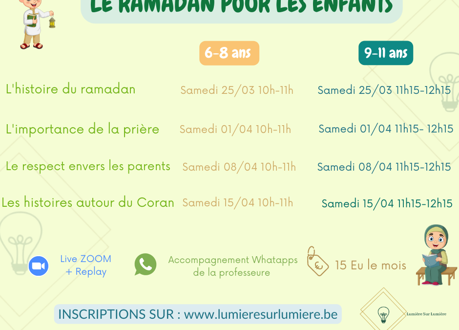 Le Ramadan pour les enfants