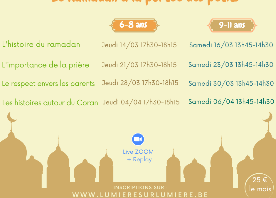 Ramadan 2024 : Le Ramadan à la portée des petits